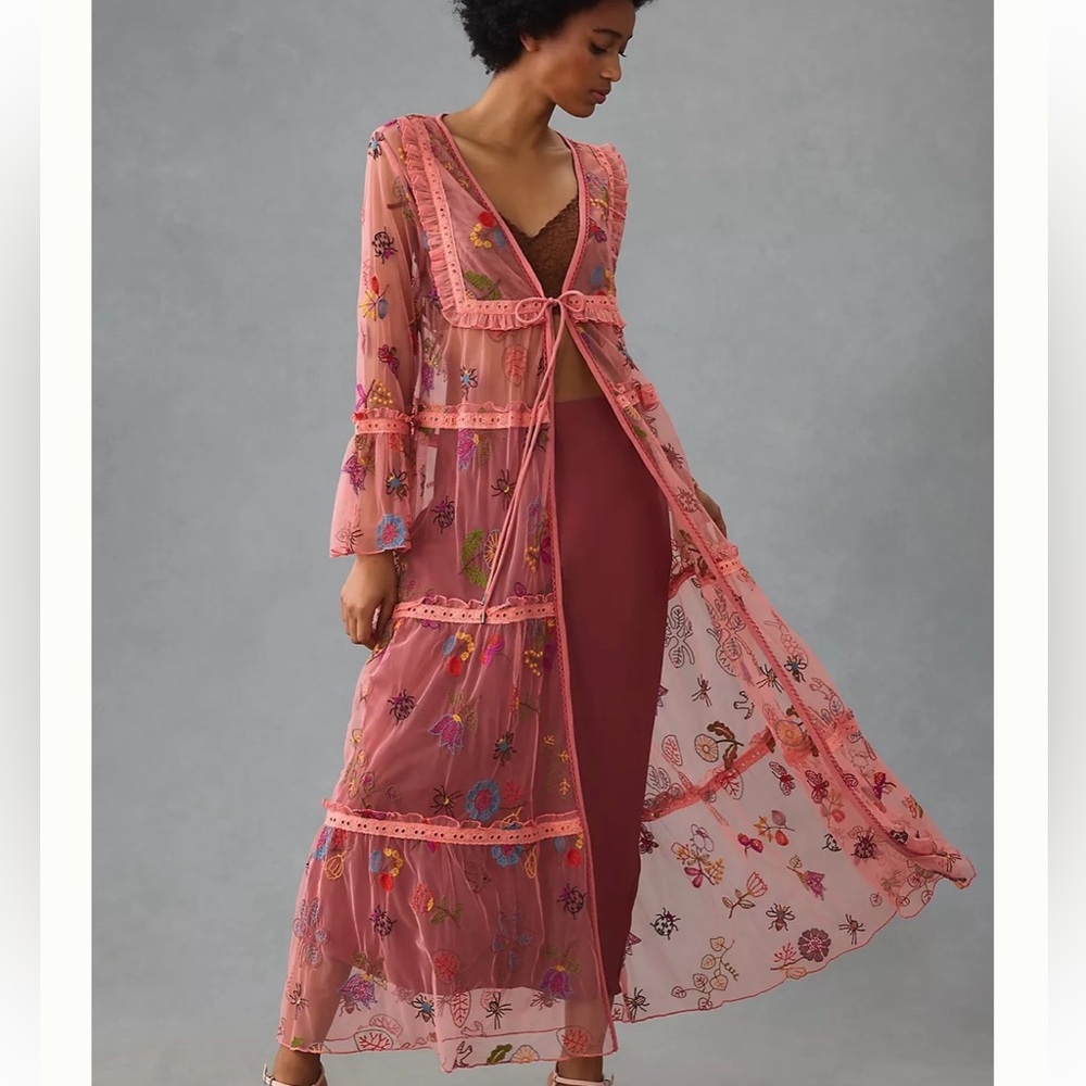 Sheer kimono